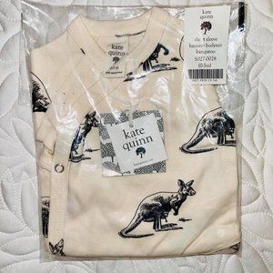 Kate Quinn Short Sleeve Kimono Bodysuit  (0-3m)
